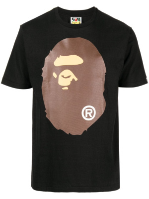 

Logo-print cotton T-shirt, A BATHING APE® Logo-print cotton T-shirt