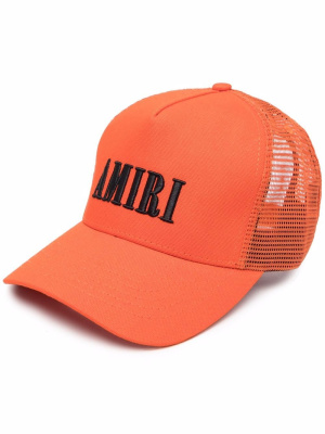 

Embroidered-logo mesh cap, AMIRI Embroidered-logo mesh cap