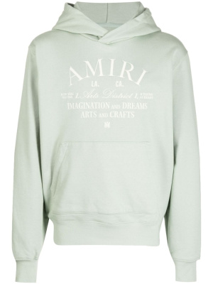 

Logo-print cotton hoodie, AMIRI Logo-print cotton hoodie