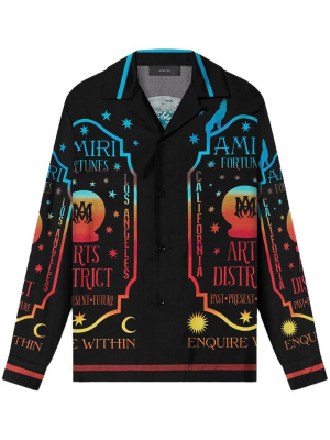

Fortune graphic-print silk shirt, AMIRI Fortune graphic-print silk shirt