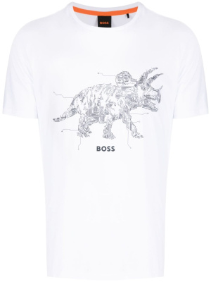 

Graphic-print cotton T-shirt, BOSS Graphic-print cotton T-shirt
