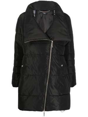 

Oversize-collar zip-up puffer jacket, LIU JO Oversize-collar zip-up puffer jacket