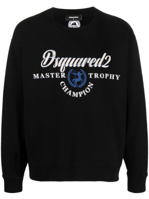 

Logo-print cotton sweatshirt, Dsquared2 Logo-print cotton sweatshirt
