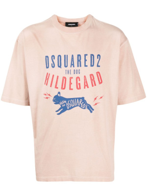 

Logo-print cotton T-shirt, Dsquared2 Logo-print cotton T-shirt