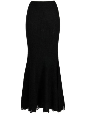 

Fishtail fine-knit maxi skirt, Junya Watanabe Fishtail fine-knit maxi skirt