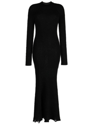 

Fine-knit wool-blend maxi dress, Junya Watanabe Fine-knit wool-blend maxi dress