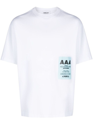 

Pass graphic-print cotton T-shirt, AMBUSH Pass graphic-print cotton T-shirt