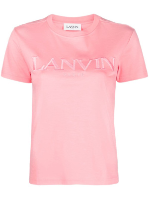 

Logo-embroidered cotton T-shirt, Lanvin Logo-embroidered cotton T-shirt