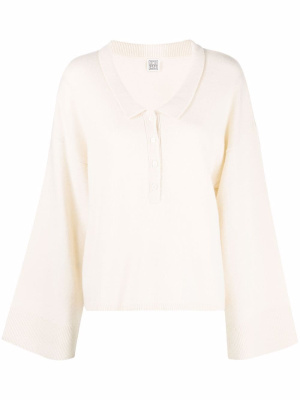 

Chelsea-collar cashmere jumper, TOTEME Chelsea-collar cashmere jumper