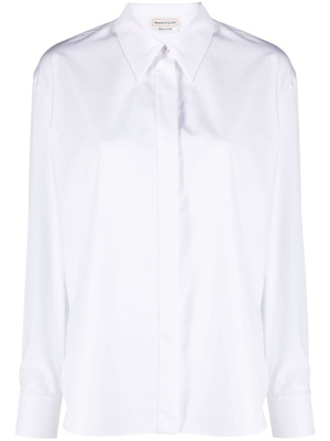 

Point-collar cotton shirt, Alexander McQueen Point-collar cotton shirt