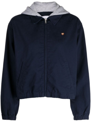 

Logo-embroidered cotton jacket, CHOCOOLATE Logo-embroidered cotton jacket