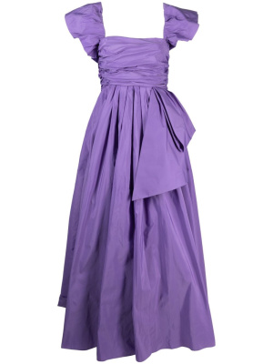 

Flutter-sleeves taffeta maxi dress, PINKO Flutter-sleeves taffeta maxi dress