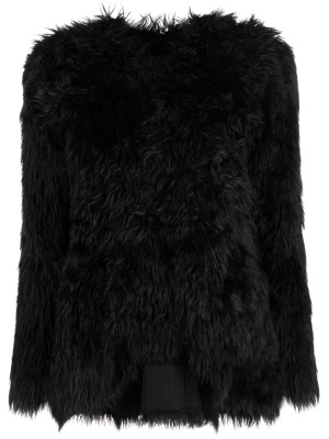 

Faux-fur long-sleeved top, Comme Des Garçons Faux-fur long-sleeved top