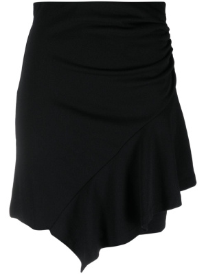 

High-waisted draped miniskirt, IRO High-waisted draped miniskirt