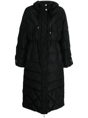

Padded hooded long coat, LIU JO Padded hooded long coat