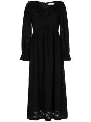 

Ruffled flared midi dress, BAPY BY *A BATHING APE® Ruffled flared midi dress