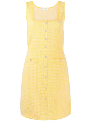 

Square neck tweed dress, SANDRO Square neck tweed dress