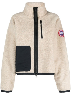 

Faux-fur high-neck jacket, Canada Goose Faux-fur high-neck jacket