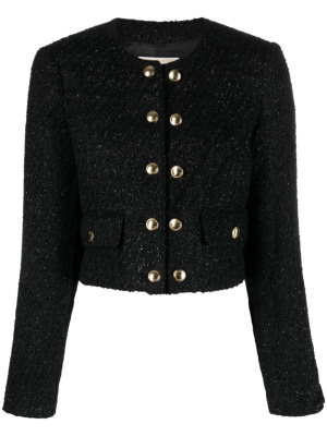 

Stripe-pattern cropped jacket, Michael Michael Kors Stripe-pattern cropped jacket