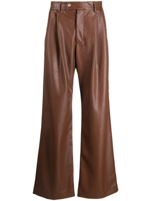 

Faux-leather flared trousers, AMIRI Faux-leather flared trousers