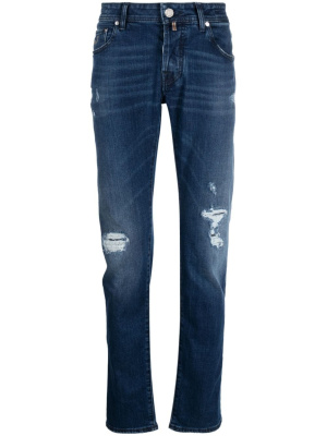 

Logo-patch slim-fit jeans, Jacob Cohën Logo-patch slim-fit jeans