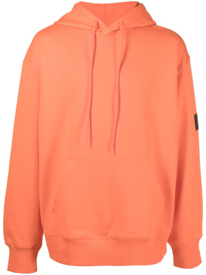 

Logo-patch organic cotton hoodie, Y-3 Logo-patch organic cotton hoodie