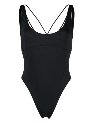 

Strappy scoop-back swimsuit, Jacquemus Strappy scoop-back swimsuit