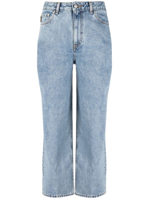 

High-rise straight-leg jeans, GANNI High-rise straight-leg jeans