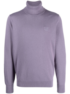 

Logo-embroidered cotton jumper, BOSS Logo-embroidered cotton jumper