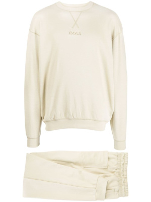 

Logo-embroidery cotton tracksuit, BOSS Logo-embroidery cotton tracksuit