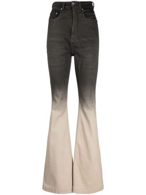

Bolan bootcut gradient jeans, Rick Owens DRKSHDW Bolan bootcut gradient jeans