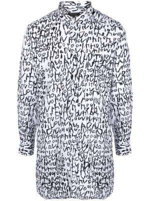 

Abstract-print long shirt, Comme Des Garçons Homme Plus Abstract-print long shirt