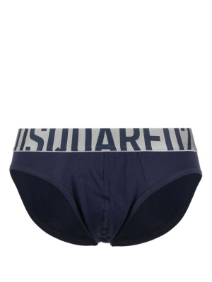 

Logo-tape elasticated briefs, Dsquared2 Logo-tape elasticated briefs