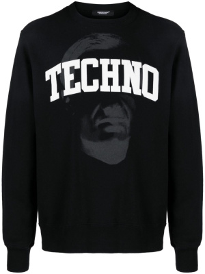 

Slogan-print cotton sweatshirt, Undercover Slogan-print cotton sweatshirt