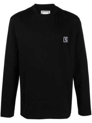 

Logo-print long-sleeve T-shirt, Wooyoungmi Logo-print long-sleeve T-shirt