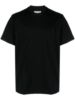 

Logo-embroidered cotton T-shirt, Wooyoungmi Logo-embroidered cotton T-shirt