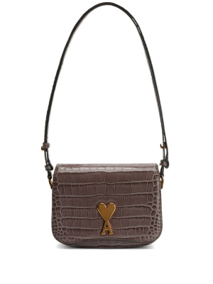 

Paris Paris leather shoulder bag, AMI Paris Paris Paris leather shoulder bag