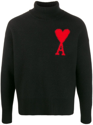 

Wool turtleneck jumper, AMI Paris Wool turtleneck jumper