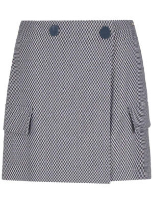 

Grid-pattern wrap miniskirt, Armani Exchange Grid-pattern wrap miniskirt