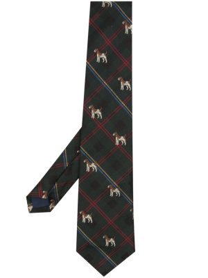 

Check-pattern silk tie, Polo Ralph Lauren Check-pattern silk tie