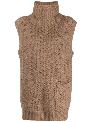 

Donegal open-knit vest, Polo Ralph Lauren Donegal open-knit vest
