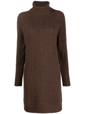 

Roll-neck cable-knit dress, Polo Ralph Lauren Roll-neck cable-knit dress