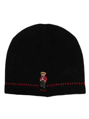 

Polo Pony-embroidered knitted beanie, Polo Ralph Lauren Polo Pony-embroidered knitted beanie