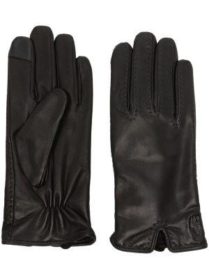 

Logo-debossed leather gloves, Polo Ralph Lauren Logo-debossed leather gloves