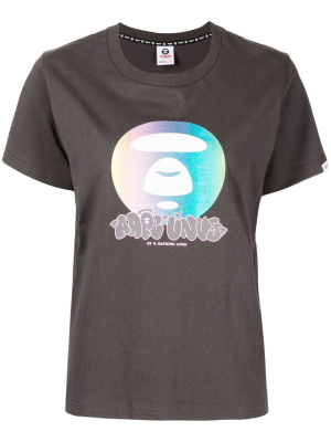 

Logo-print T-shirt, AAPE BY *A BATHING APE® Logo-print T-shirt
