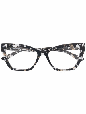 

Textured cat-eye glasses, Karl Lagerfeld Textured cat-eye glasses