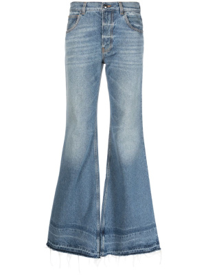

Whiskering-effect mid-rise flared jeans, Chloé Whiskering-effect mid-rise flared jeans