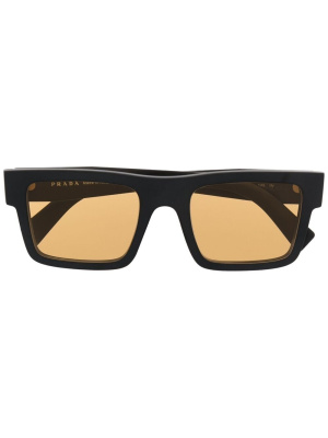 

Rectangle-frame tinted sunglasses, Prada Eyewear Rectangle-frame tinted sunglasses