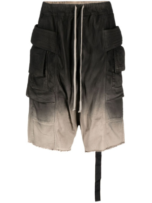 

Creatch degradé cargo shorts, Rick Owens Creatch degradé cargo shorts