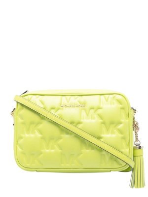 

Medium Camera logo-embossed crossbody bag, Michael Michael Kors Medium Camera logo-embossed crossbody bag